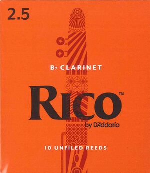 CAÑA CLARINETE 2,5 RICO BY DADDARIO