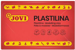 PLASTILINA JOVI ART.72 350GR. ROJA