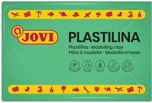 PLASTILINA JOVI ART.72 350GR. VERDE CLARO