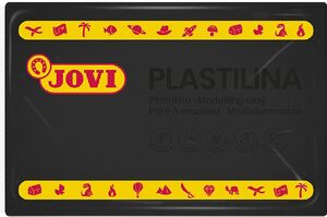 PLASTILINA JOVI ART.72 350GR. NEGRO