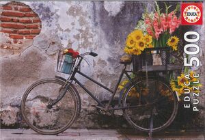 PUZZLE 500 BICICLETA CON FLORES EDUCA