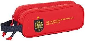 ESTUCHE TRES CREMALLERAS ROJA SELECCION ESPAÑOLA