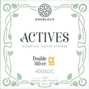 KNOBLOCH 400ADC ACTIVES DOUBLE SILVER CX CARBON FULL SET MEDIUM-HIGH TENSION 34.0