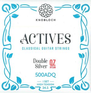 KNOBLOCH 500ADQ ACTIVES DOUBLE SILVER QZ NYLON HIGH TENSION 34.5