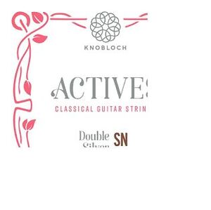 KNOBLOCH 300ADN ACTIVES DOUBLE SILVER SN NYLON MEDIUM TENSION 33.5