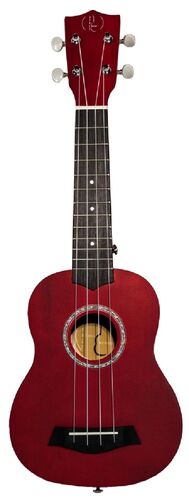 UKELELE SOPRANO BONES SP200S-RD LINDEN ROJO SATINADO