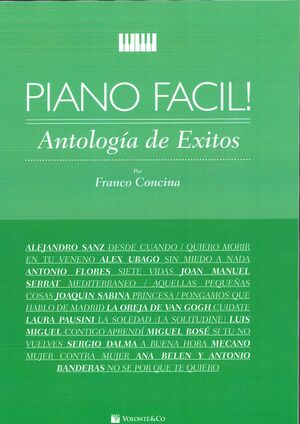 PIANO FACIL ANTOLOGIA DE EXITOS