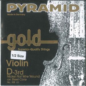 PYRAMID VIOLIN GOLD III (D) 1/2